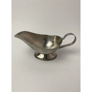 silver gravy sauce boat